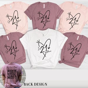 21st Birthday QR Code Shirt: Custom Drink Request Tee