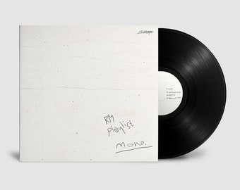 RM (BTS) - Mono Album in 12" Vinyl! Classic Black Vinyl Record! Addition to your K-POP Collection! Free + Fast Shipping Worldwide!