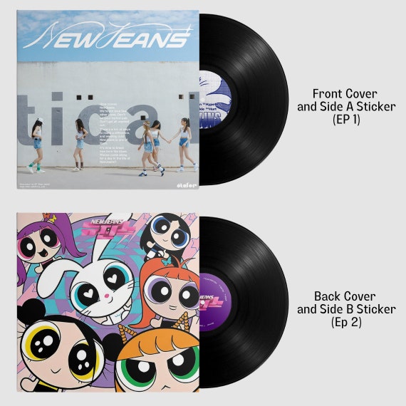 Newjeans 1st Ep new Jeans on Side A and 2nd Ep get Up on Side B 12-inch  Vinyl Record Free and Fast Shipping Worldwide 