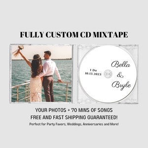 Create Your Own Custom CD: Personalize with Photos and 70 Mins Music or Personal Audio. FAST Shipping, FREE Artwork, Custom Personal Gift