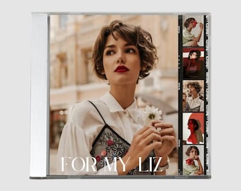 Personalized Music CD Mixtape, Custom Album, Photo Case