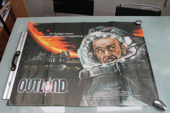 Outland (1981) Original Vintage British Quad Film Poster Sean
