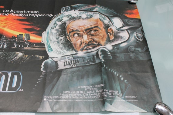 Outland (1981) Original Vintage British Quad Film Poster Sean