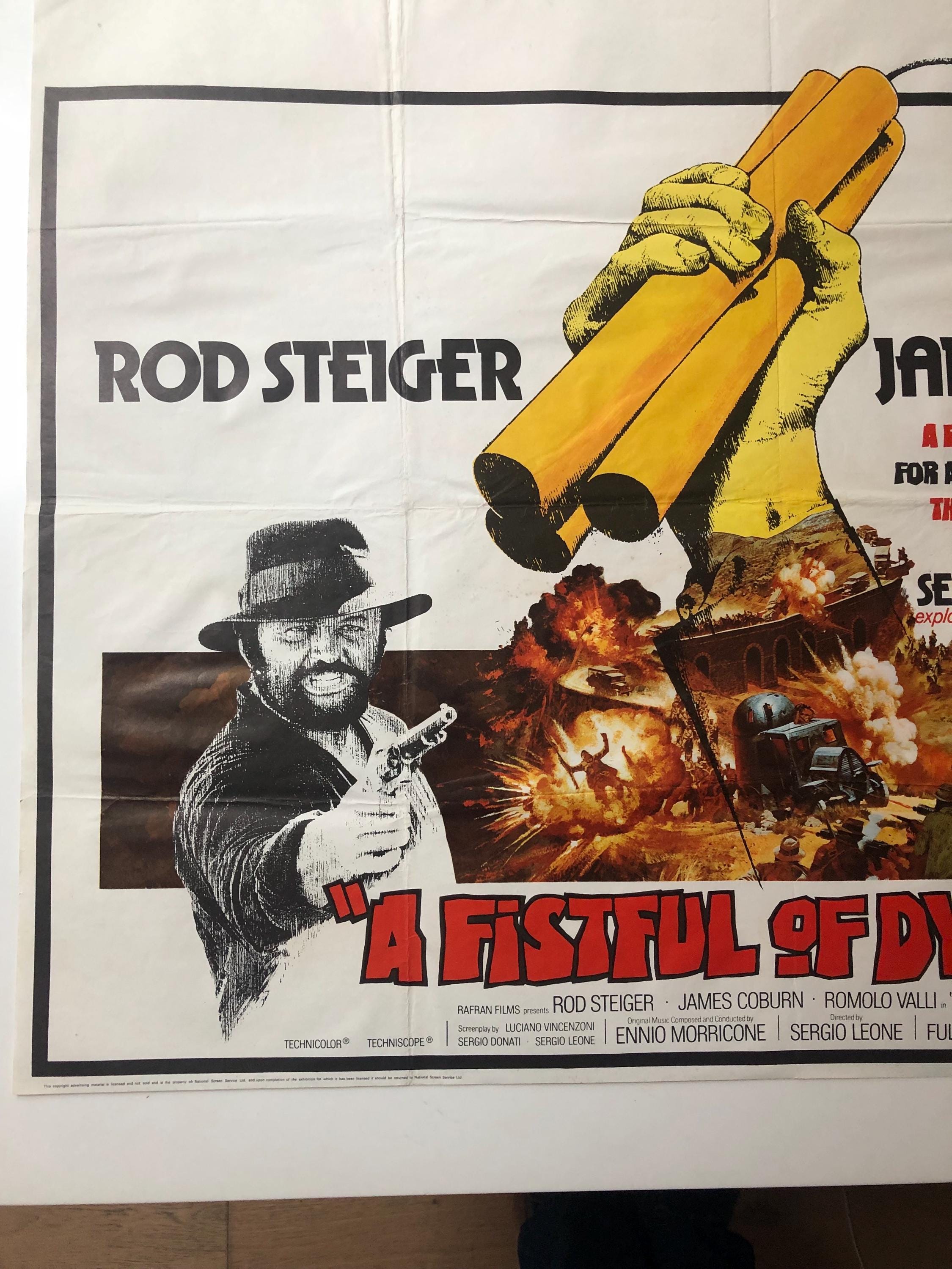 A Fistful of Dynamite (1971) Original Vintage Folded British Quad