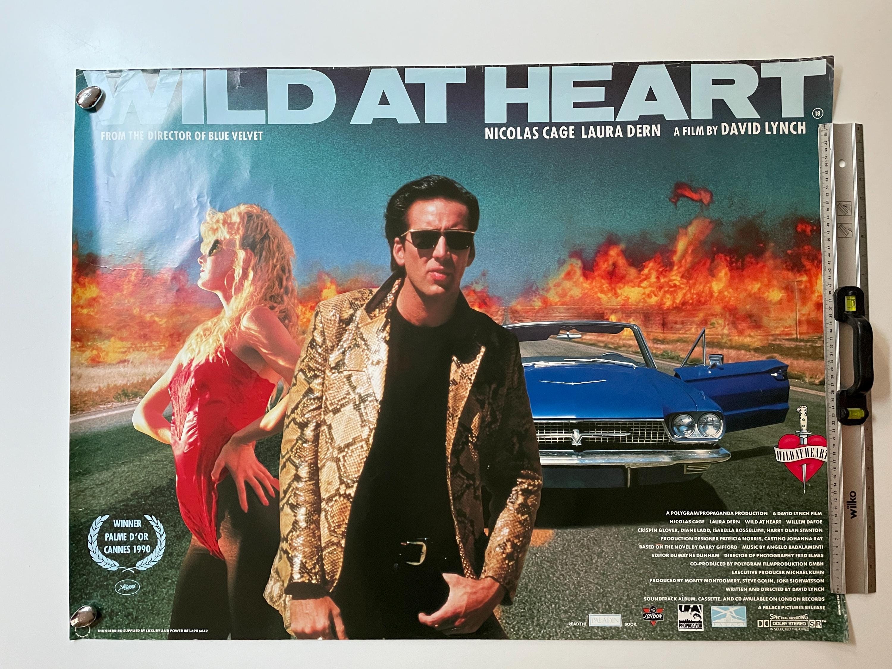 Wild at Heart (1990) Original Vintage Rolled British Cinema Quad
