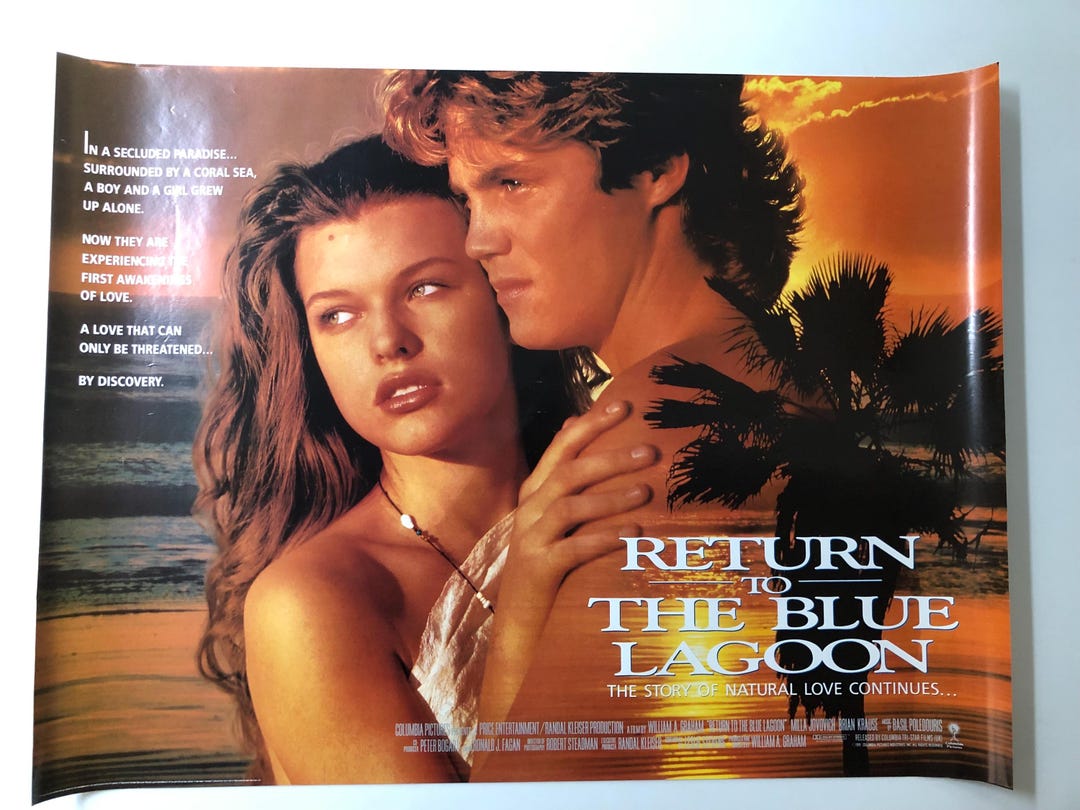 Return to the Blue Lagoon (1991) Original Rolled Vintage British