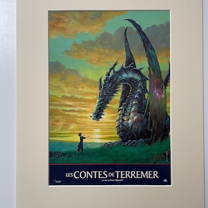 Racconti di Terramare originali (Gedo Senki) 2006 Lobby Card francese FOH Ancora montato e pronto per essere incorniciato 40 x 30 cm 1 Ursula Le Guin