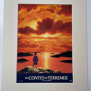 Racconti di Terramare originali (Gedo Senki) 2006 Lobby Card francese FOH Ancora montato e pronto per essere incorniciato 40 x 30 cm 2 Ursula Le Guin
