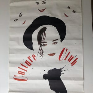 ヴィンテージ オリジナル ボーイ ジョージ 1984 ポスター ポップ