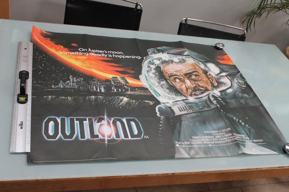 Outland (1981) Original Vintage British Quad Film Poster Sean