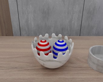 3D Stl ファイル付き 3D エッグ デコレーション、プランター ポット、キー ホルダー、3D ホーム デコレーション、3D プリント、イースター デコレーション、エッグ ホルダー、イースター エッグ、イースター ギフト、イースター