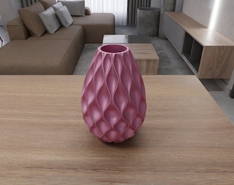 Modern Vase with 3D Stl File, Plant Pot, Decorative Vase, Indoor Vase, Instant Download, Unıque Vase, Small Vase, 3d Printed Vase, Decor