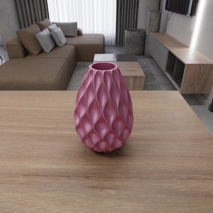 Modern Vase with 3D Stl File, Plant Pot, Decorative Vase, Indoor Vase, Instant Download, Unıque Vase, Small Vase, 3d Printed Vase, Decor
