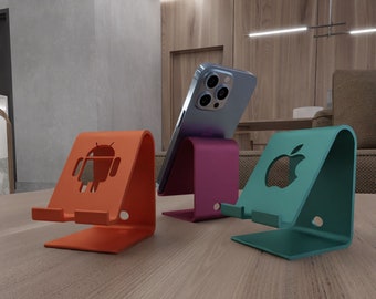 Phone Holder or Stand for Accessories With 3D Stl Files, 3D Printed Decor, Apple, Android 3D Printing,Gift Idea, Phone Stand