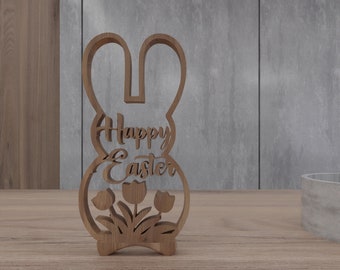 3D Happy Easter Decor With 3D Stl Files,Home Decor, 3D Print, Easter Decor, Easter Egg, Easter Gift, Easter Rabbit,