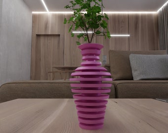 Vase with 3D Stl Files, Plant Pot STL File, Decorative Vase, Flower vase, Instant Download,Vase Stl, Unique Vase, Mini Vase