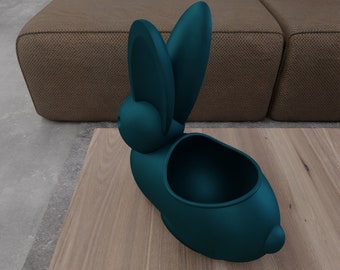 Decoración de Pascua de conejito 3D con archivos Stl 3D, decoración del hogar, impresión 3D, decoración de Pascua, huevo de Pascua, regalo de Pascua, conejo de Pascua, feliz Pascua, decoración de huevos