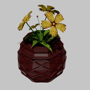 3D Printed Vases for Elegance,Plant Pot STL File for Planters and Plant Pots to 3D Print | Flowerpot | Instant Download