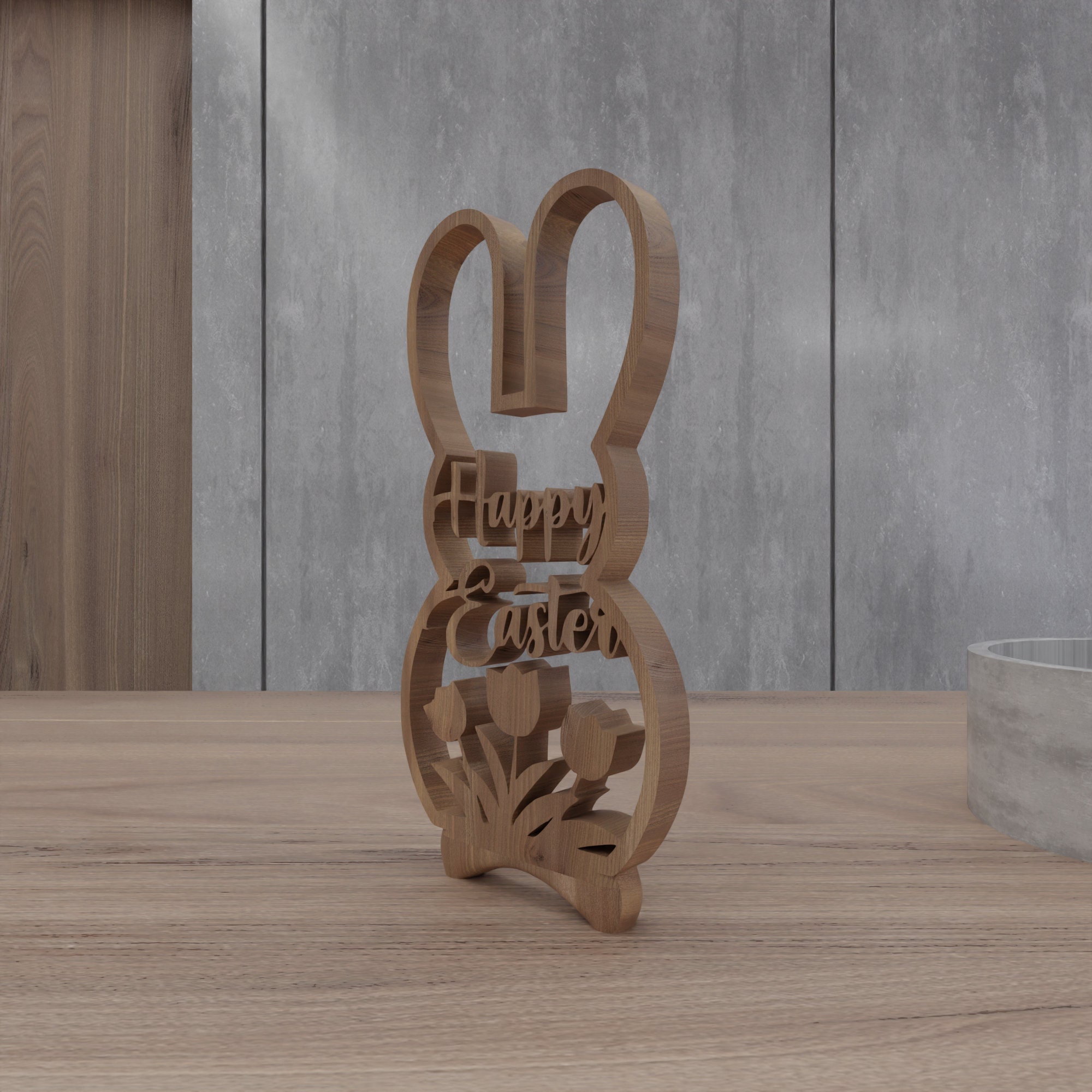 3D Happy Easter Decor, Home Decor, 3D Print Easter Decor, Easter Egg, Easter Gift, Easter Rabbit