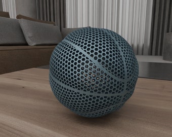 Airless Gen 1 3D Printable Basketball, Airless Basketball, Basketball, NBA, Ball, 3D Print,