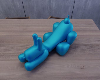 3D Ballon Dog Decor with 3D stl File, Animal Print, Ballon Decor, Animal Decor, 3D Printed Decor, Gift for Kids, 3d Printing, Animal Gift