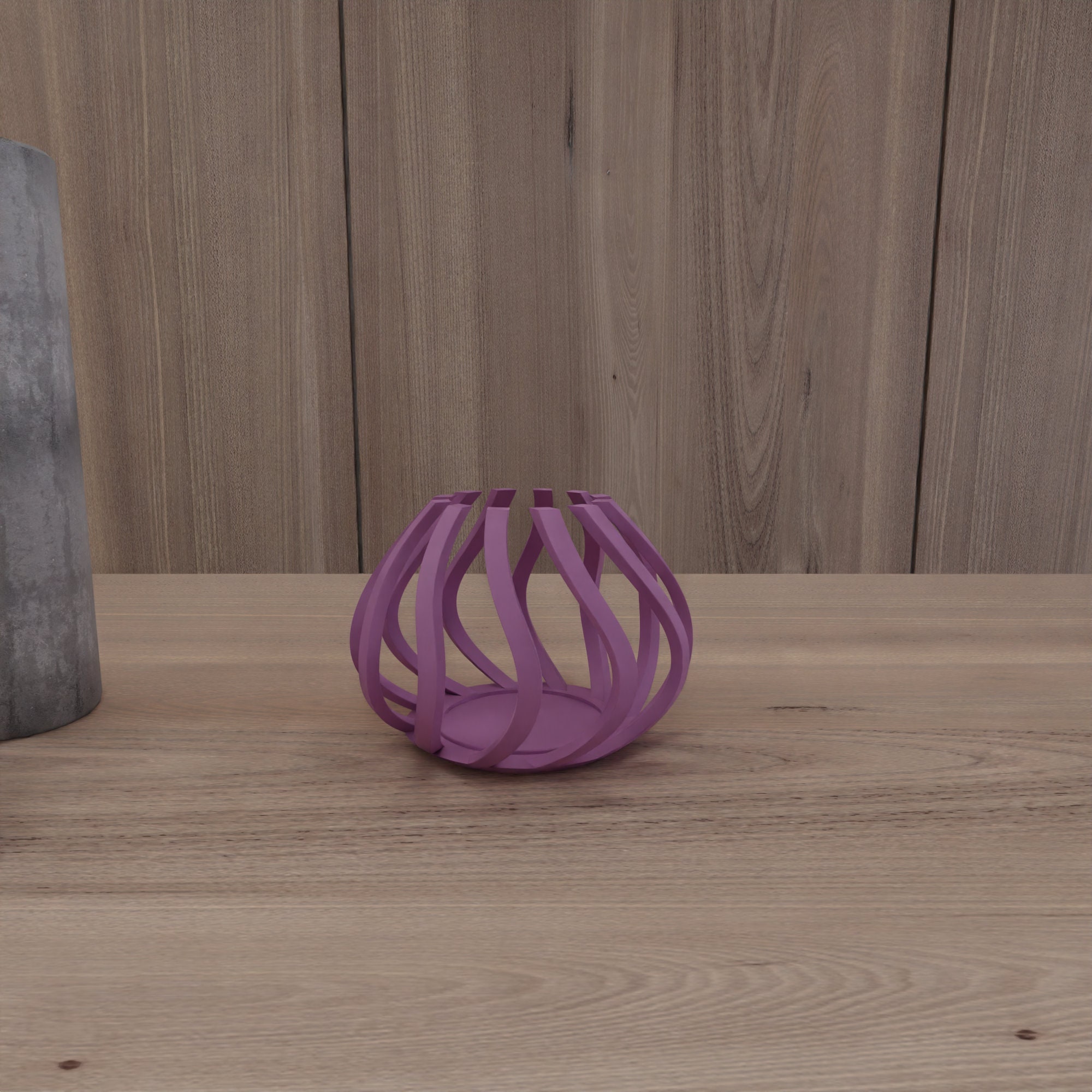 Candle Holder With 3D Stl Files, 3D Print Model , Digital Download, 3D Home Decor, 3D Printed, Minimalist Design, Decoration