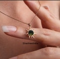 Moldavite Pendant*925 Silver Pendant*Meteorite Pendant*Unique Moldavite Pendant*Raw Moldavite Necklace*Bridal Pendant*Authentic Moldavite.