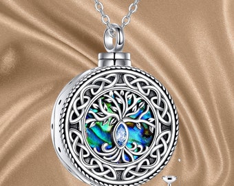 Urn Necklace for Ashes Sterling Silver Gifts for Women Men Her Cremation Necklace Jewelry