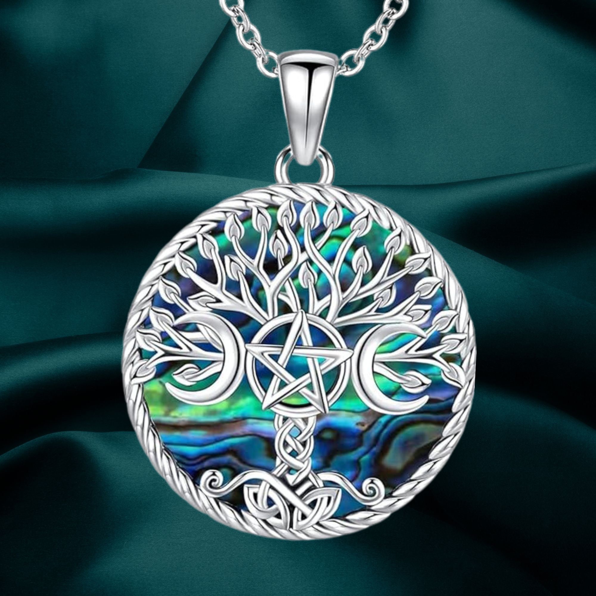 Cadeau De Sœur En Argent Sterling Avec Coquillage D'ormeau - Bijoux D'amitié - Cadeau Pour Femme - 7, 7, Aucune Pierre Précieuse