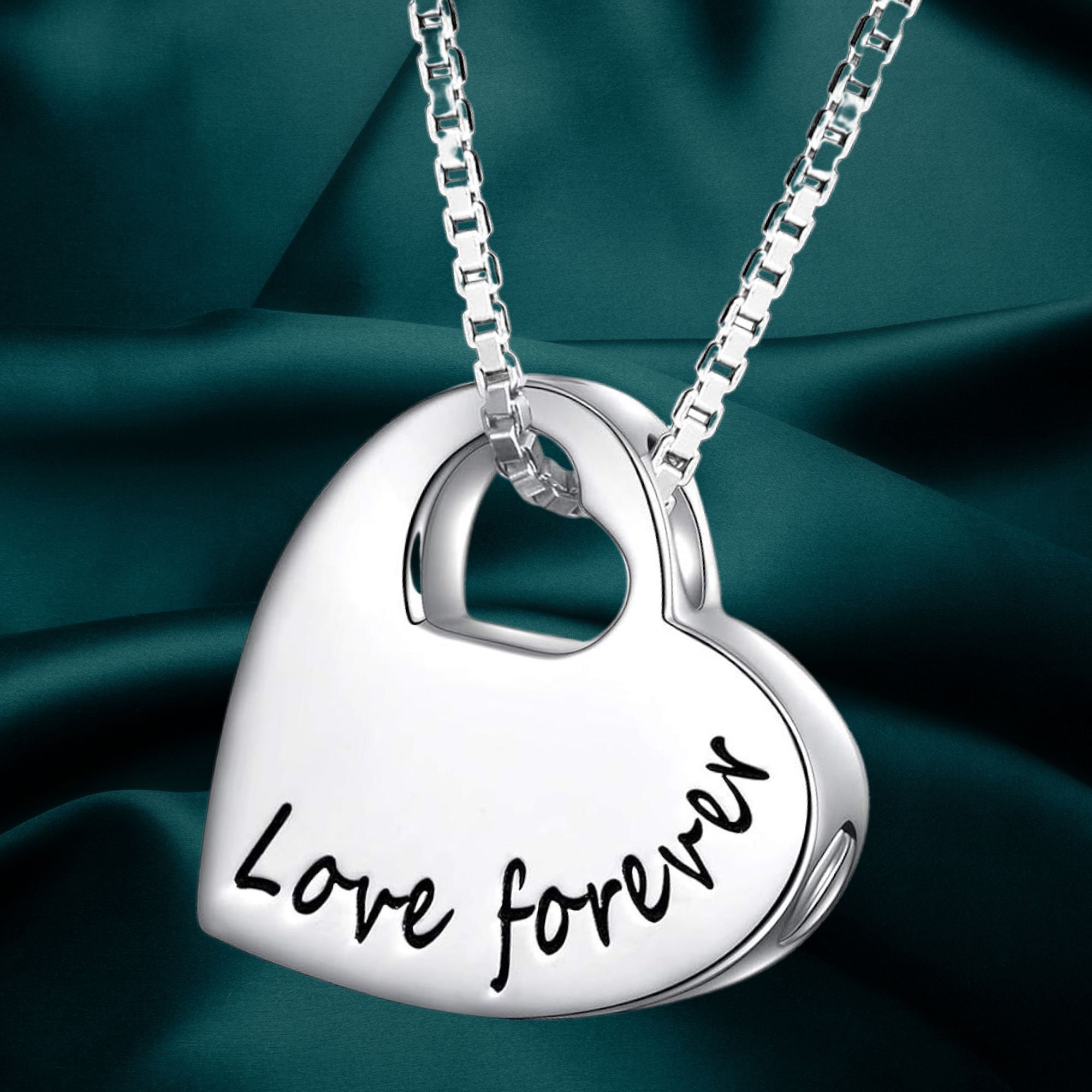 Collana con urna a forma di cuore in zaffiro blu per le ceneri, ciondolo personalizzato in argento sterling per cremazione, gioiello commemorativo per animali domestici, regalo di condoglianze per lei