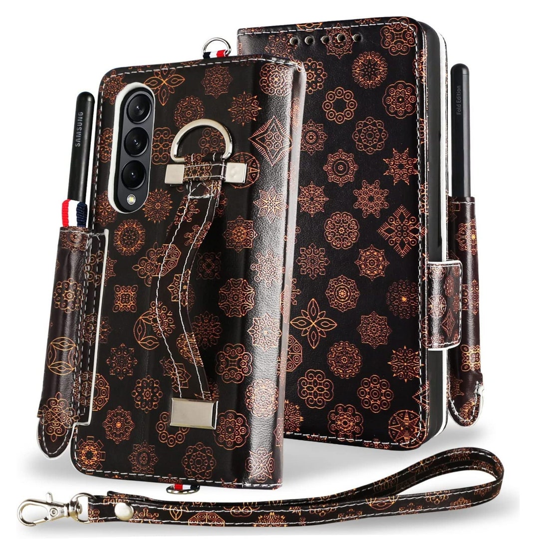 Case for Galaxy Z Fold 4 Wallet Case With phone Grip and Etsy