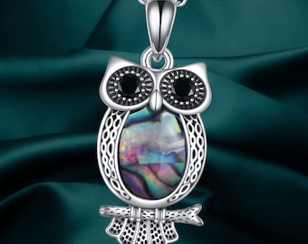 Owl Tree of Life Necklace Owl Sterling Silver Pendant Necklace Jewelry Gifts for Women