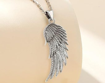 HCMA Collana con urna a Croce in Acciaio Inossidabile Ali d'Angelo Collana con Ciondolo ricordo Ricordo Collana con urna di Cenere Gioielli per cremazione