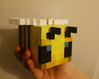 Ceramic Minecraft Figurine Ready to Paint Bisque Handmade