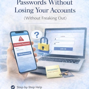 How to reset passwords without losing your account