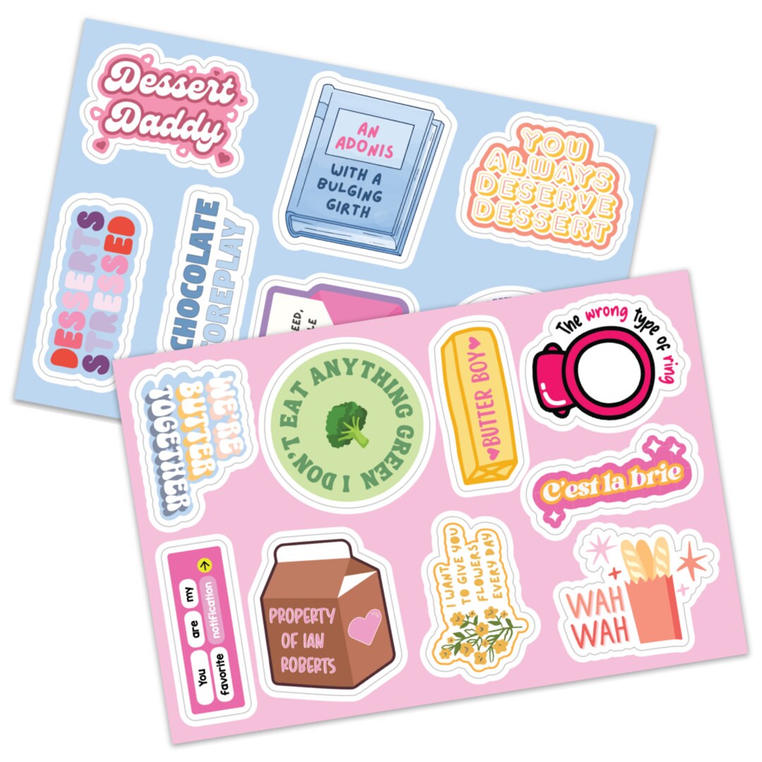 Twm Sticker Sticker Sheet choose One or Both - Etsy