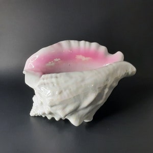 Vintage Conch Seashell Hand Painted Marked Japan