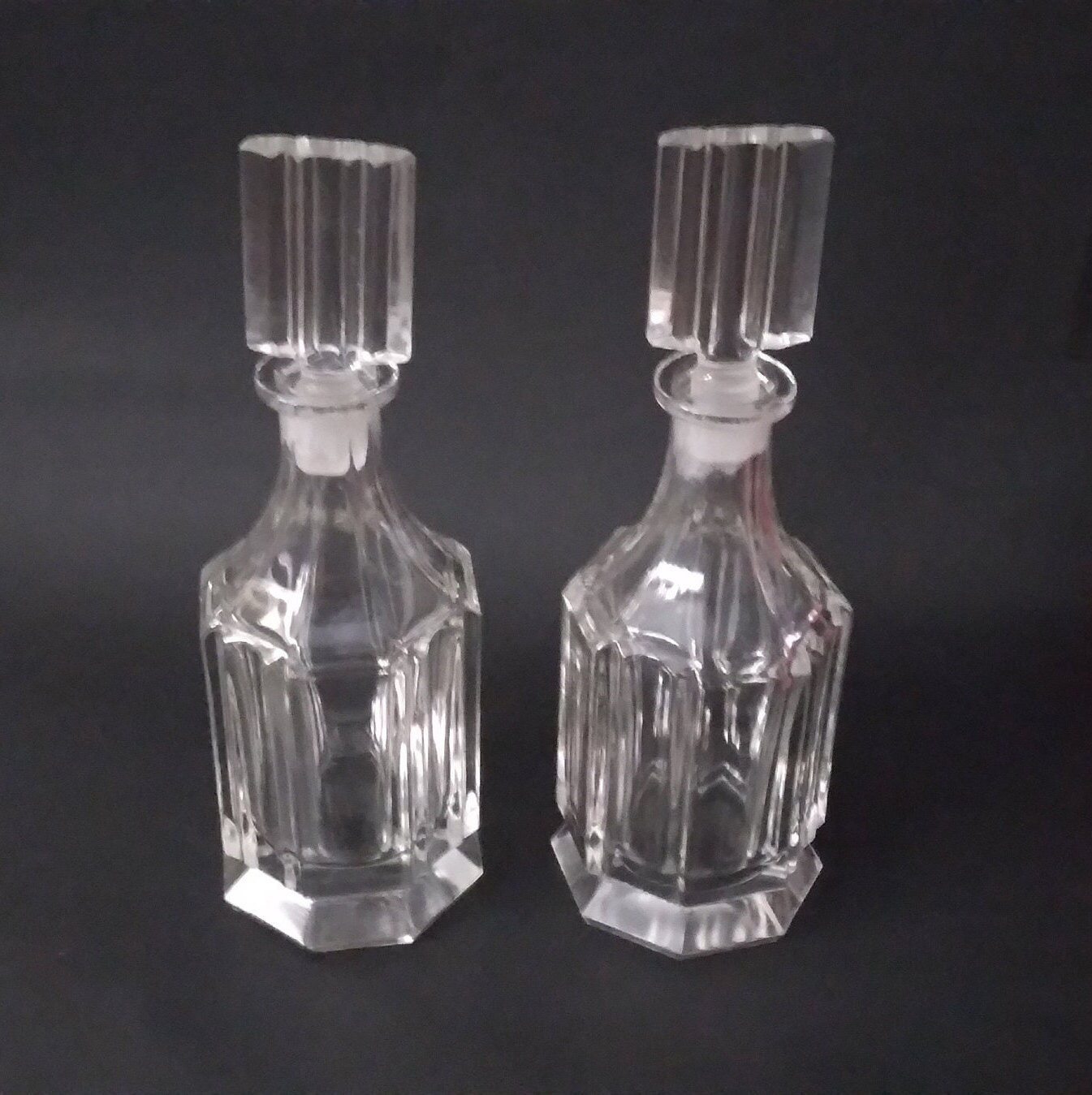 ヴィンテージ クリスタルクリア コレクター向け香水瓶 - Etsy 日本