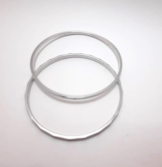 Silver Tone Monet Bangle Bracelets - image 1