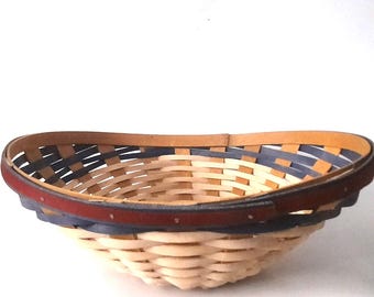Longaberger handgjord korg signerad