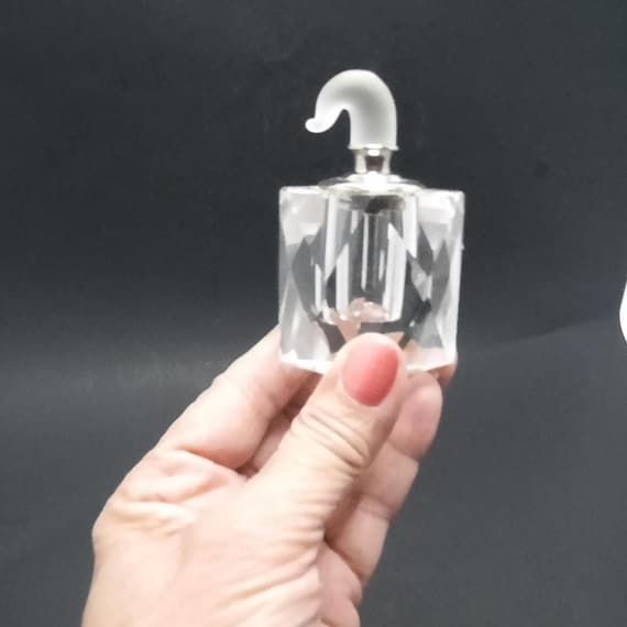 Crystal Glass Empty Collectible Perfume Bottle