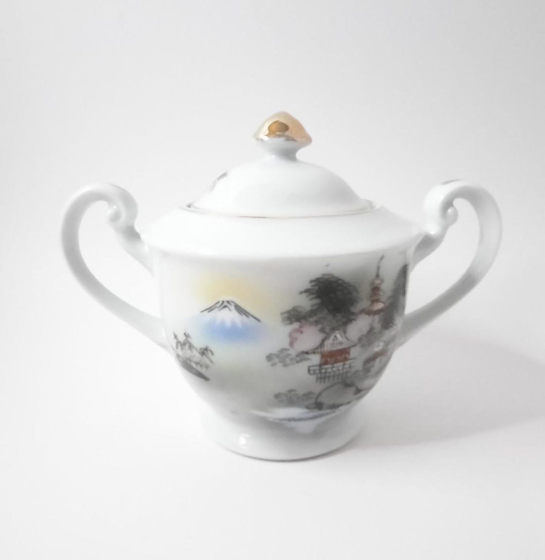 手描き九谷焼 蓋付砂糖椀 - Etsy 日本