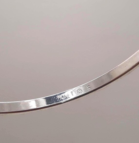 Silver Tone Monet Bangle Bracelets - image 9