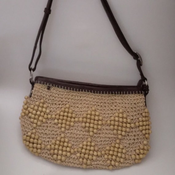 Brighton Straw Bag Handwoven Shoulder Bag Vintage - image 10