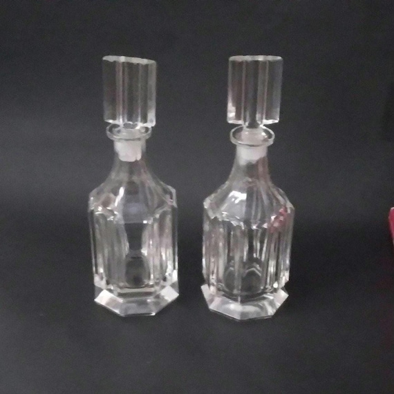 ヴィンテージ クリスタルクリア コレクター向け香水瓶 - Etsy 日本