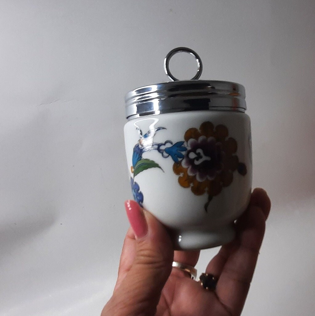Roger Worcester Porcelain Egg Coddler Made in England Etsy