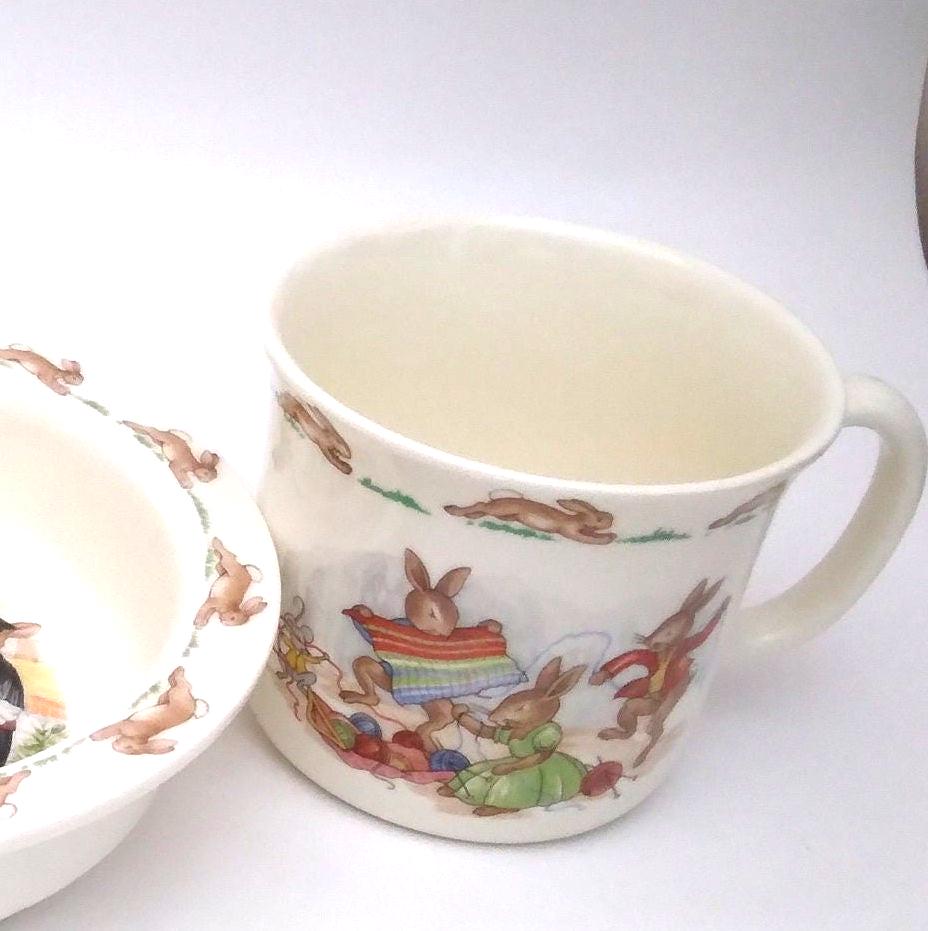 ロイヤルドルトン バニーキンズ 子供用ボウル皿とカップ - Etsy 日本