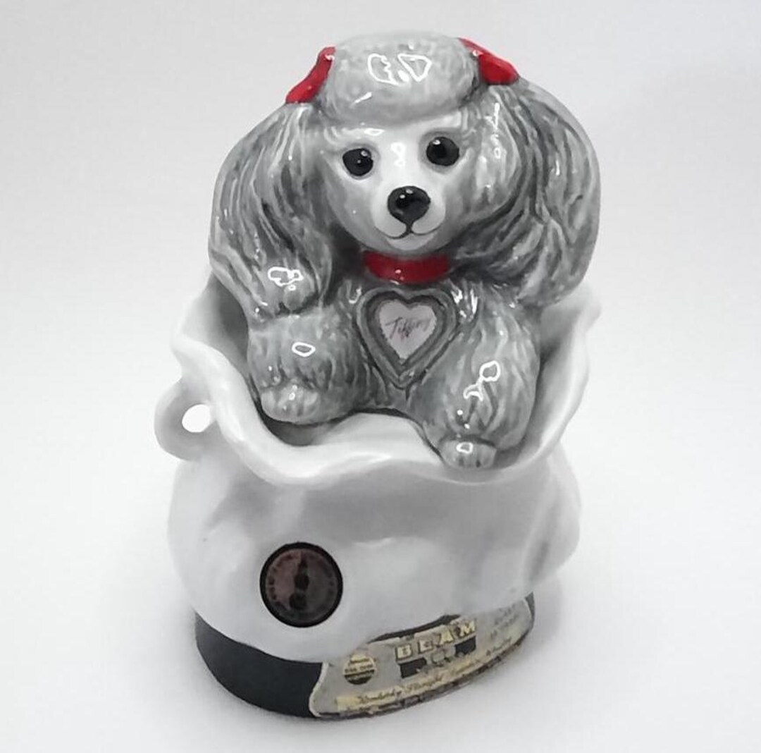 Vintage Jim Beam Tiffany Porcelain Dog Bottle Decanter - Etsy