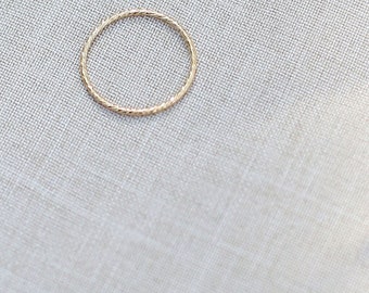 14K Gold Fill Stacking Ring, Gold Ring Band, Dainty Jewelry