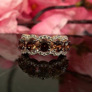 Champagne store quartz ring